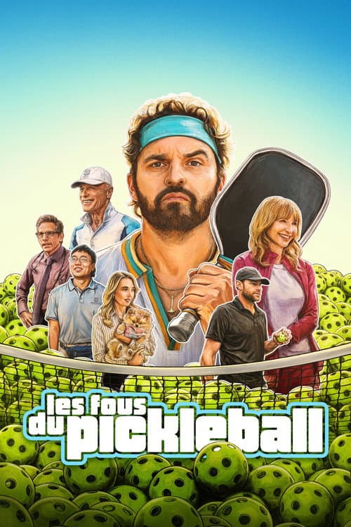 Les Fous du pickleball poster