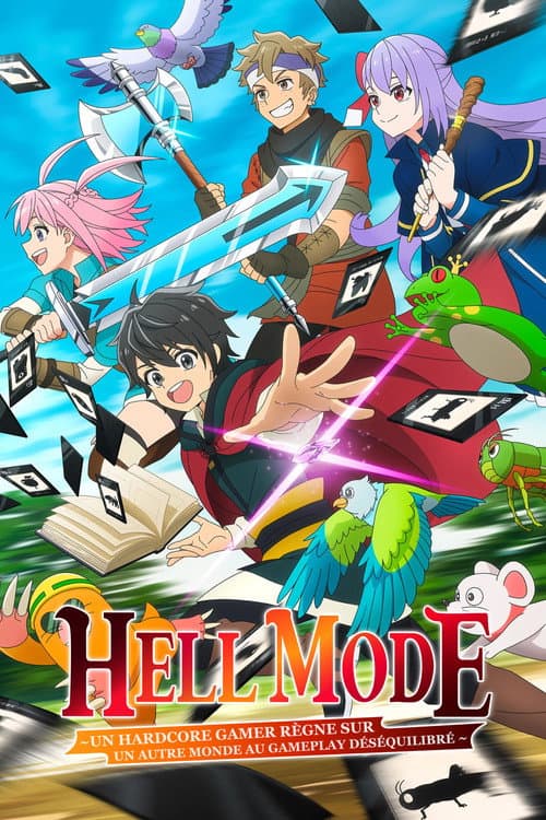 Hell Mode: The Hardcore Gamer Dominates in Another World with Garbage Balancing poster